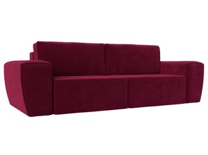 Прямой диван Беккер | Бордовый