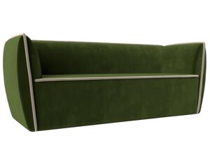 Прямой диван Бергамо 3-х местный | Зеленый | Бежевый