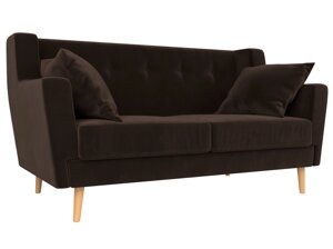Прямой диван Брайтон 2 | Коричневый