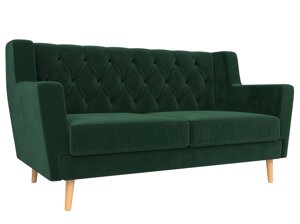 Прямой диван Брайтон 2 Люкс | Зеленый