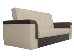 Прямой диван Эллиот | бежевый | коричневый