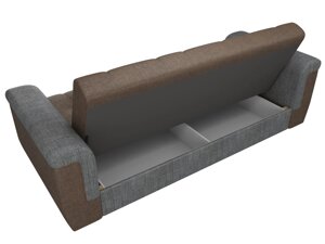 Прямой диван Эллиот | коричневый | Серый