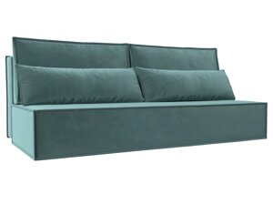 Прямой диван Фабио | бирюзовый