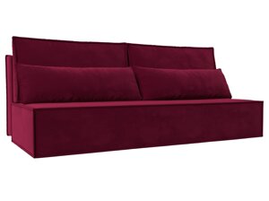 Прямой диван Фабио | Бордовый