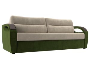 Прямой диван Форсайт | бежевый | зеленый