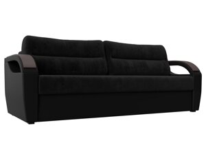 Прямой диван Форсайт | черный | черный