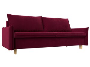 Прямой диван Хьюстон | Бордовый