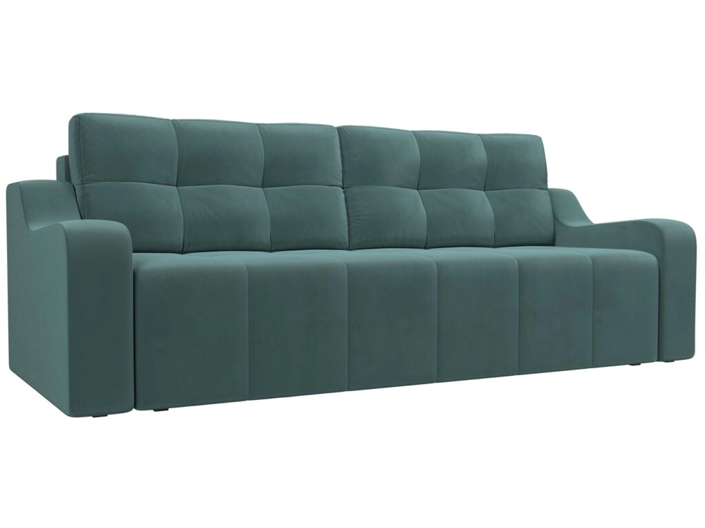 Прямой диван Итон | бирюзовый от компании M-Lion мебель - фото 1