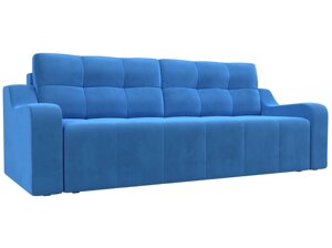 Прямой диван Итон | Голубой