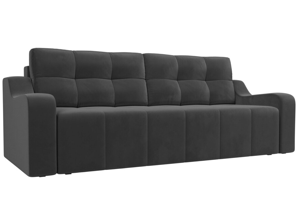 Прямой диван Итон | Серый от компании M-Lion мебель - фото 1