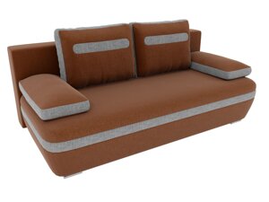 Прямой диван Каир | коричневый | Серый