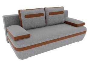 Прямой диван Каир | Серый | коричневый