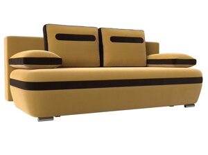 Прямой диван Каир | Желтый | коричневый