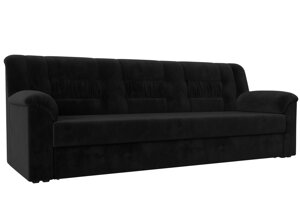 Прямой диван Карелия | Черный