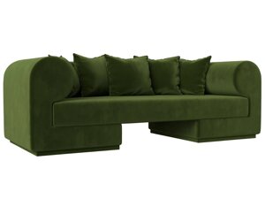 Прямой диван Кипр | Зеленый