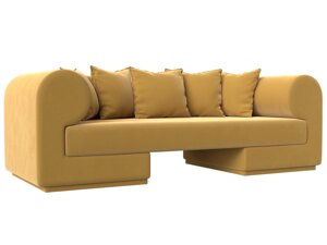 Прямой диван Кипр | Желтый