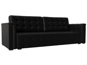 Прямой диван Лига-002 | Черный