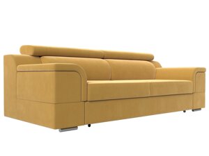 Прямой диван Лига-003 | Желтый