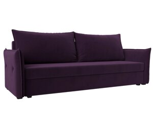 Прямой диван Лига-004 | Фиолетовый