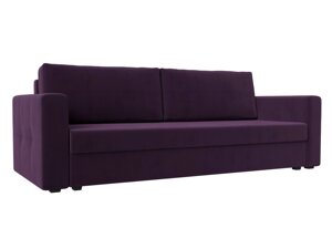 Прямой диван Лига-006 | Фиолетовый