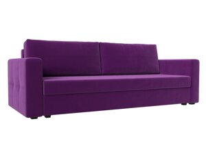 Прямой диван Лига-006 | Фиолетовый