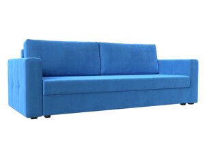 Прямой диван Лига-006 | Голубой