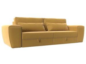 Прямой диван Лига-008 | Желтый