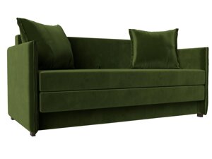 Прямой диван Лига-011 | Зеленый