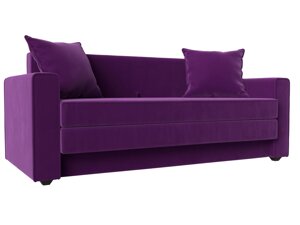 Прямой диван Лига-012 | Фиолетовый