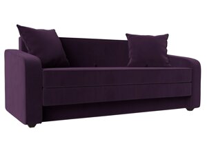 Прямой диван Лига-013 | Фиолетовый