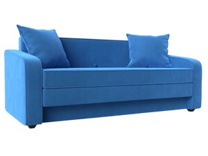Прямой диван Лига-013 | Голубой