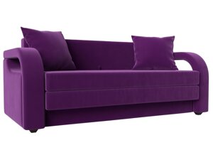 Прямой диван Лига-014 | Фиолетовый