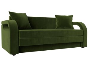 Прямой диван Лига-014 | Зеленый
