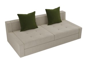Прямой диван Мартин | бежевый | зеленый