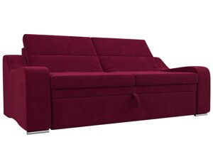Прямой диван Медиус | Бордовый