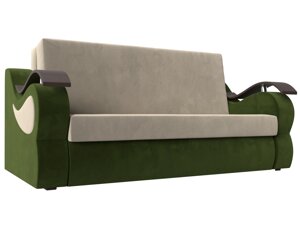 Прямой диван Меркурий 100 | бежевый | зеленый