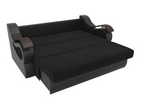 Прямой диван Меркурий 120 | черный | черный