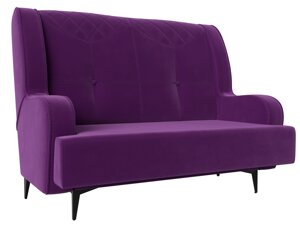 Прямой диван Неаполь 2-х местный | Фиолетовый