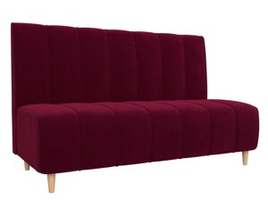 Прямой диван Ральф | Бордовый