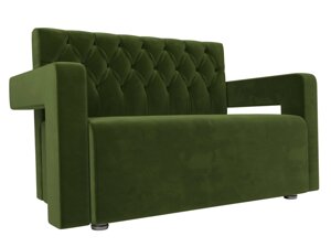 Прямой диван Рамос Люкс 2-х местный | Зеленый
