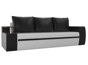 Прямой диван Ричмонд | Белый | Черный
