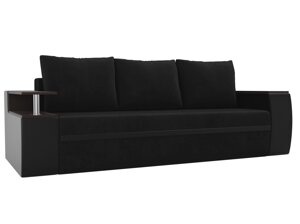 Прямой диван Ричмонд | черный | черный