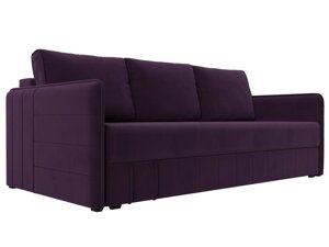 Прямой диван Слим НПБ | Фиолетовый