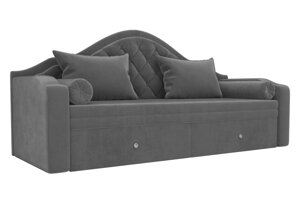 Прямой диван софа Сойер | Серый