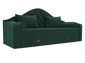 Прямой диван софа Сойер | Зеленый