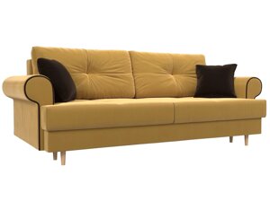 Прямой диван Сплин | Желтый