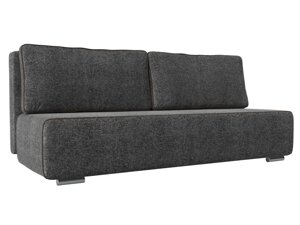 Прямой диван Уно | Серый | коричневый