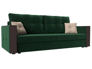 Прямой диван Валенсия С | Зеленый