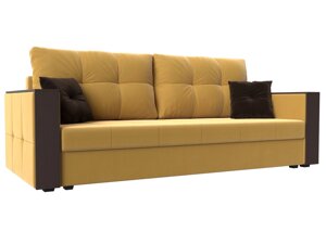 Прямой диван Валенсия С | Желтый