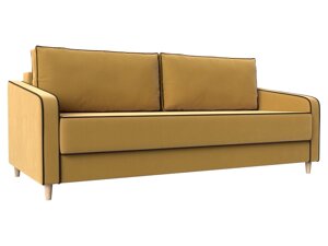 Прямой диван Варшава | Желтый | коричневый